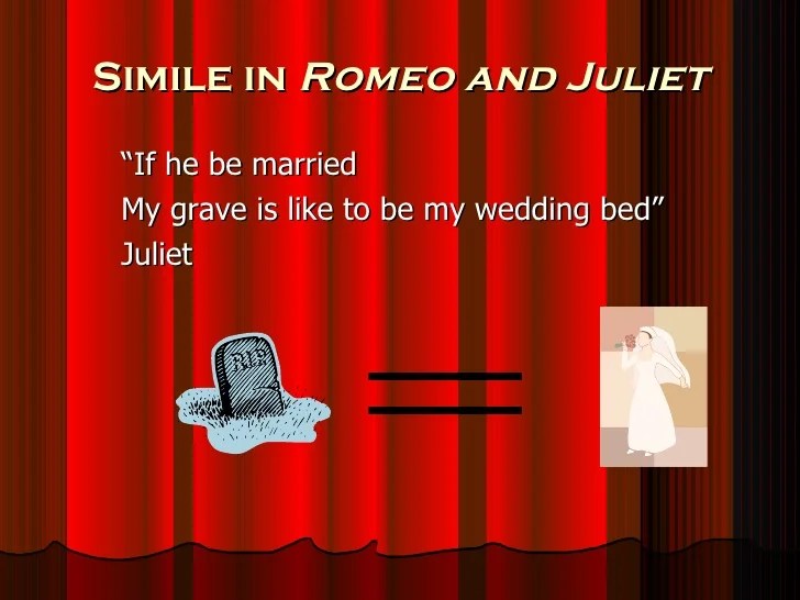 Similes in romeo and juliet